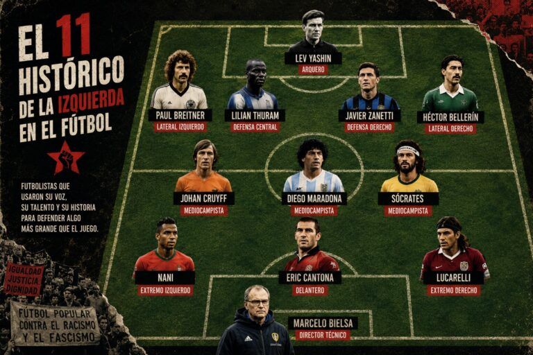 El 11 histórico de la izquierda en el fútbol